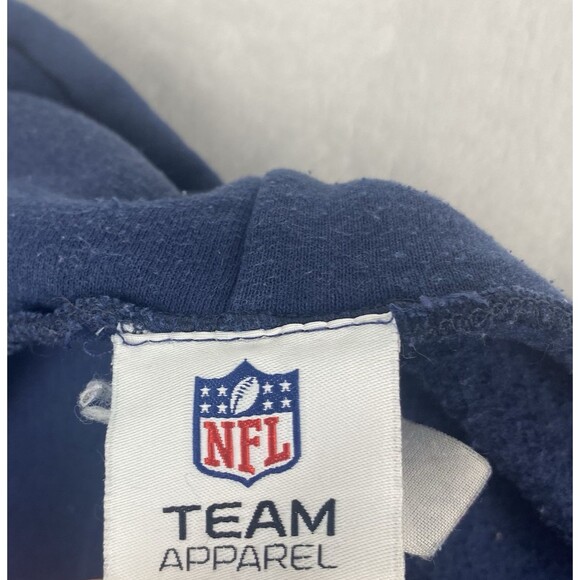 NFL New England Patriots Zip Up Sweater Adult Extra Large Blue Hooded - Picture 12 of 13